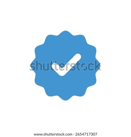 Approval , verified, quality symbol. Certified, qualified medal icon vector.