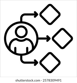 Approval Workflow Icon Element For Design