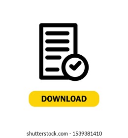 Approve ,Accept ,Document Icons in Line Style for any Purposes.Perfect for website mobile app presentation and any other projects. Suitable for any user interface and user experience