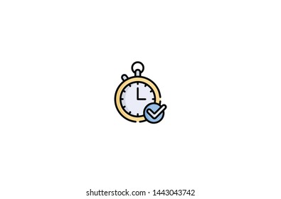 Approve concept icon in trendy flat style isolated on white background.Approve concept symbol. Vector illustration
