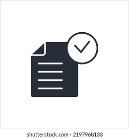 approve concept line icon. Simple element illustration. approve concept outline symbol design.