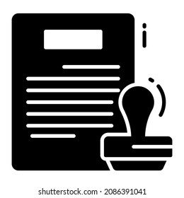 aprobar la ley de derechos de autor, icono de propiedad intelectual