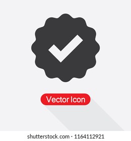Approve Icon, Check Icon Vector Illustration Eps10