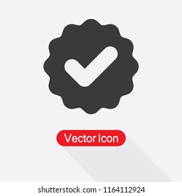 Approve Icon, Check Icon Vector Illustration Eps10