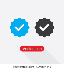 Approve Icon, Check Icon Vector Illustration Eps10