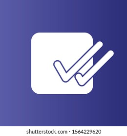 Approve icon isolated on background
 