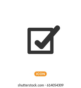 Approve Icon. Tick vector symbol