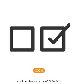 Approve Icon. Tick vector symbol