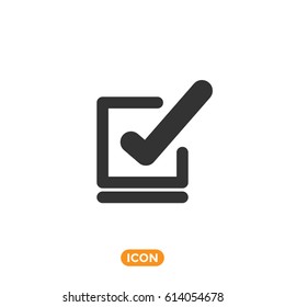 Approve Icon. Tick vector symbol