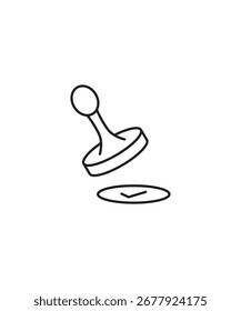 approve icon, vector best line icon.