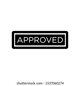 approve icon vector design template