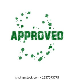 approve icon vector design template