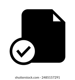 Approve Icon Vector Symbol Design Illustration