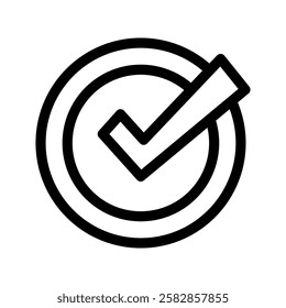 Approve Icon Vector Symbol Design Illustration