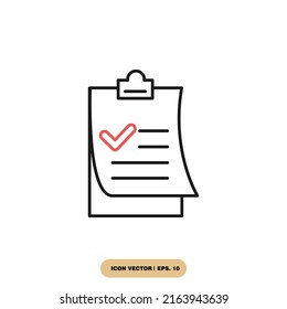 Approve icons  symbol vector elements for infographic web