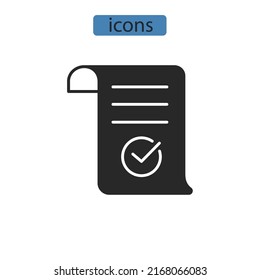 approve icons  symbol vector elements for infographic web