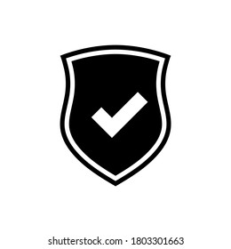 Aprobar icono,marcar logotipo aislado en fondo blanco