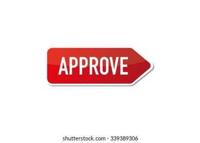 Approve signboard