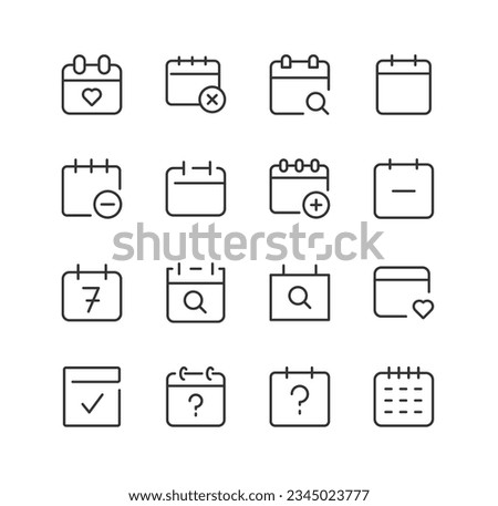 approve simple icon set. Outline editable stroke. Pixel perfect 24x24px. Isolated on a white background