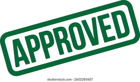 
Approve stamp green vector design