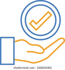 Approve vector icon. Can be used for printing, mobile and web applications.