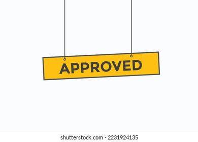
approved button vectors. sign  label speech bubble approved
