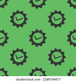 Icono aprobado o certificado para su diseño sin problemas.