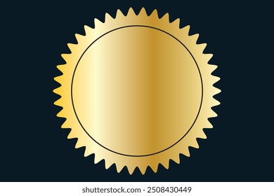 Approved or certified medal icon. Approval check symbol. Winning award, prize, medal or badge. Verified medal icon. Icon in flat style and line. Certified badge symbol, quality sign.