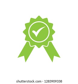 Approved or Certified Medal Icon. Approved certified icon. Certified seal icon