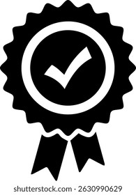 Diseño de sombra de medalla aprobado o certificado para Plantillas.