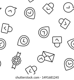 Approved And Certified Vector Seamless Pattern Illustration