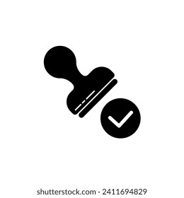 approved concept line icon. Simple element illustration. approved concept outline symbol design.