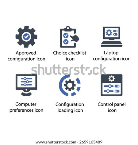 Approved configuration, Checklist, Configuration, Preferences, Configuration loading, Control panel, icon