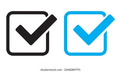 Approved and Confirmed Symbols icon vector illustration eps 10