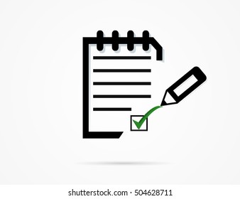 Approved Curriculum Vitae. cv, curriculum vitae check mark sign concept illustration design over grey background.