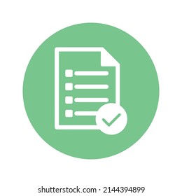 approved document Vector icon which is suitable for commercial work and easily modify or edit it