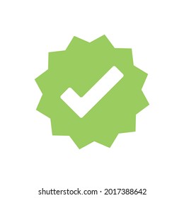 Negocios aprobados, TI - icono relacionado con la tecnología de la información, color, estilo plano en un vector EPS de fondo blanco
