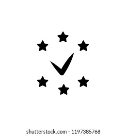 approved, GDPR icon. Element of gdpr icon for mobile concept and web apps.Detailed approved, GDPR icon can be used for web and mobile