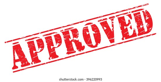 approved grunge stamp, vector illustration