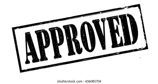 approved grunge stamp, vector illustration
