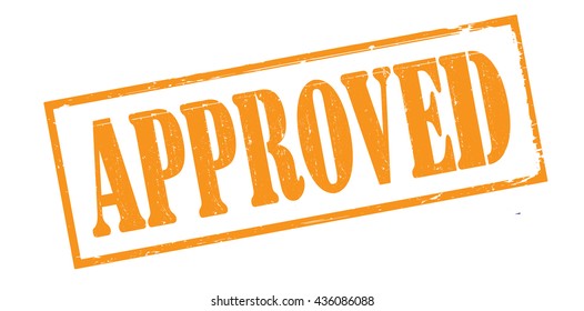 approved grunge stamp, vector illustration
