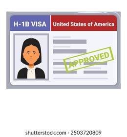 Approved h 1b visa application allows foreign workers in specialty occupations to work in the united states