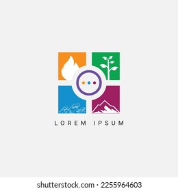 Approved icon with bonus symbols. Vector illustration style is flat iconic bicolor symbols, eco green and gray colors, white background
