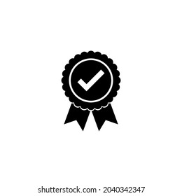 Approved icon. Certified Medal Icon