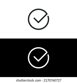 Approved icon with checklist isolated on white background