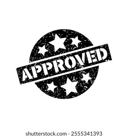 Approved icon illustration design template
