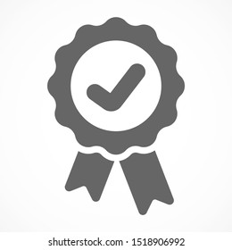 Approved icon. Medal, Award icon vector illustration EPS10 - Shutterstock ID 1518906992