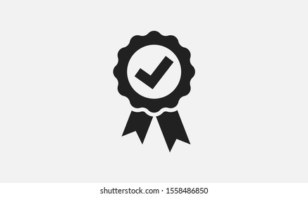 Approved icon. Medal, Award icon vector illustration EPS10