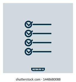 Approved icon. Passed Icon vector Design for website