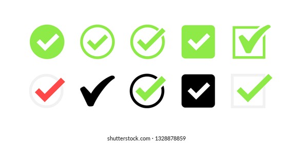 Approved icon. Profile Verification. Accept badge. Quality icon. Check mark. Sticker with tick. Vector illustration